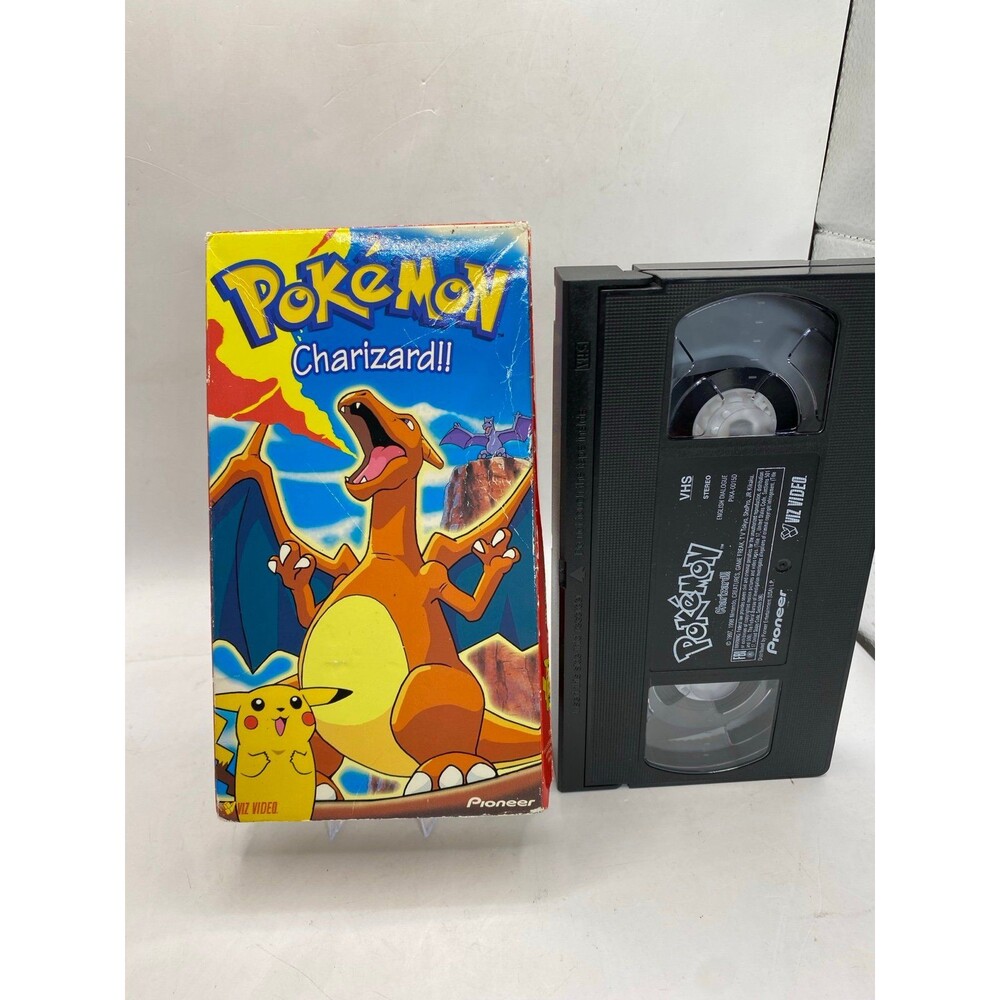 Authentic Pokemon Charizard VHS 1998 1st Charizard Appearance tv show Pokémon
